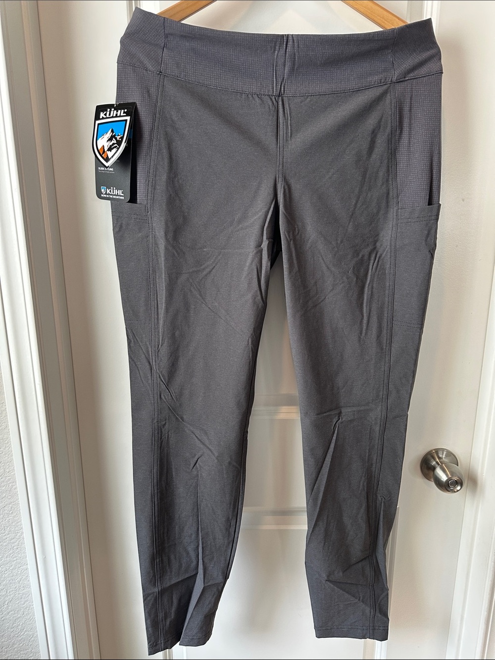 Kuhl Charcoal Gray Active Stretch Pants with Back Pockets